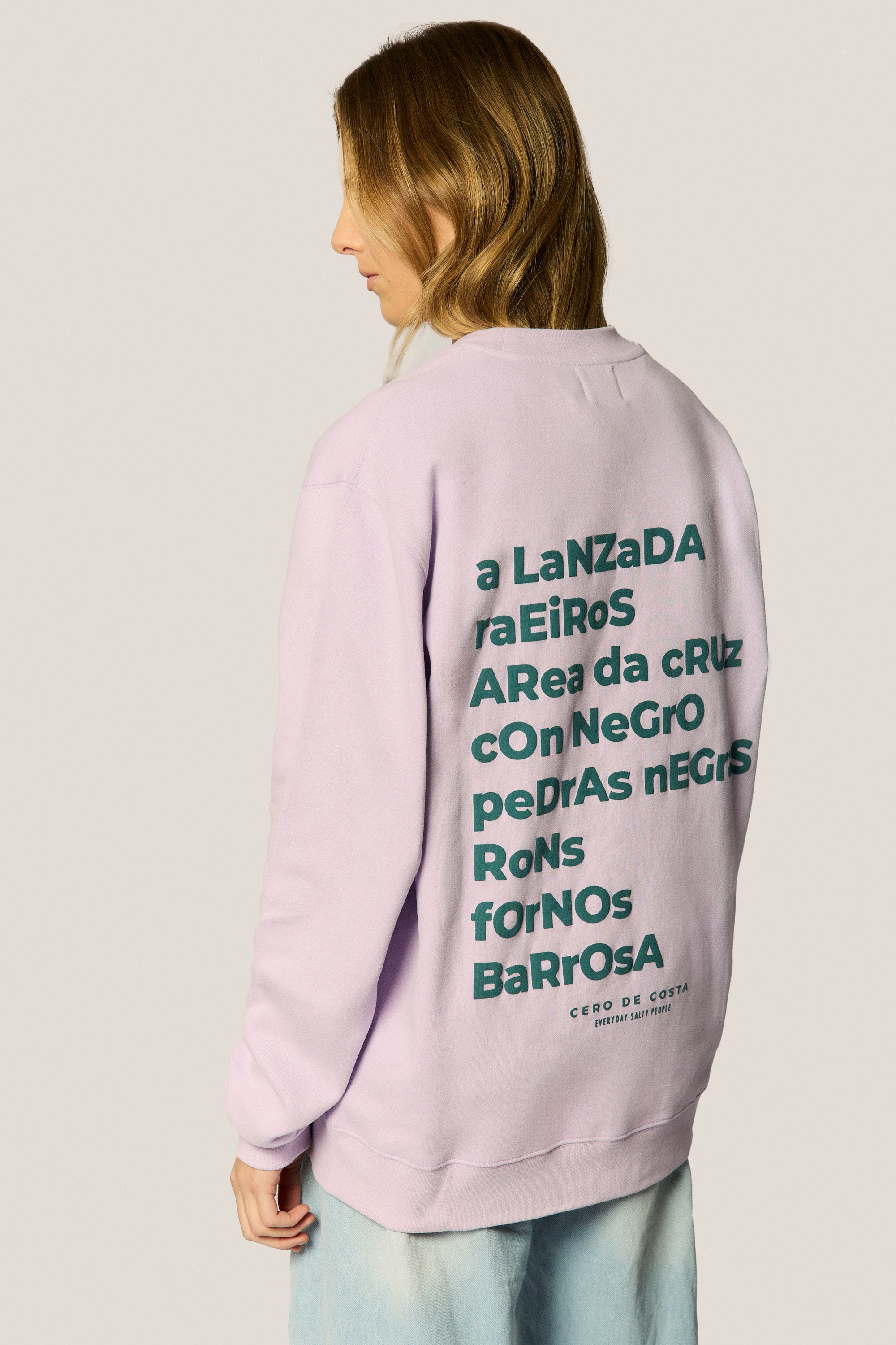 SUDADERA LILA/AZUL "PONTEVEDRA"