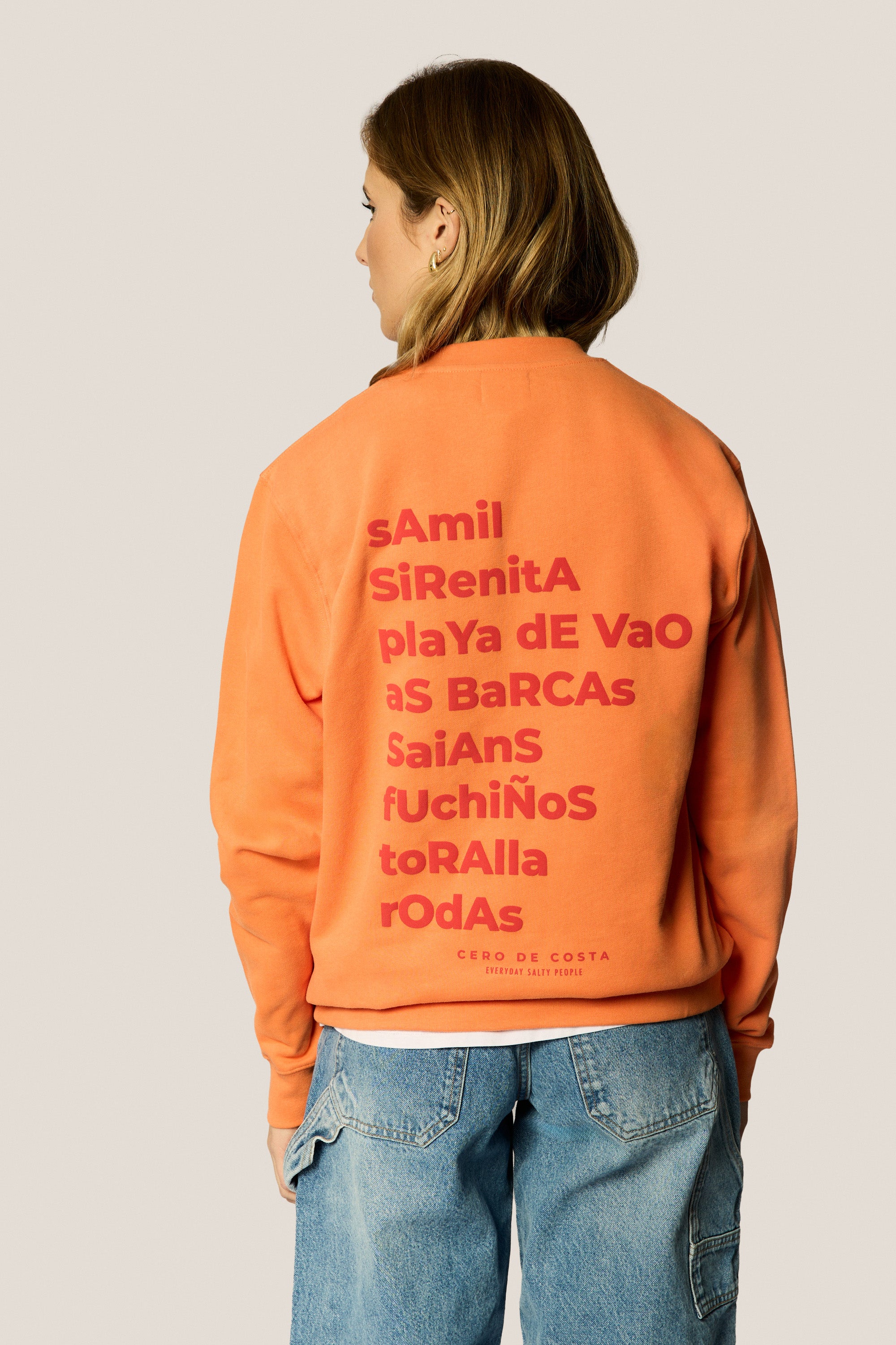 SUDADERA CORAL/ROJO "VIGO"