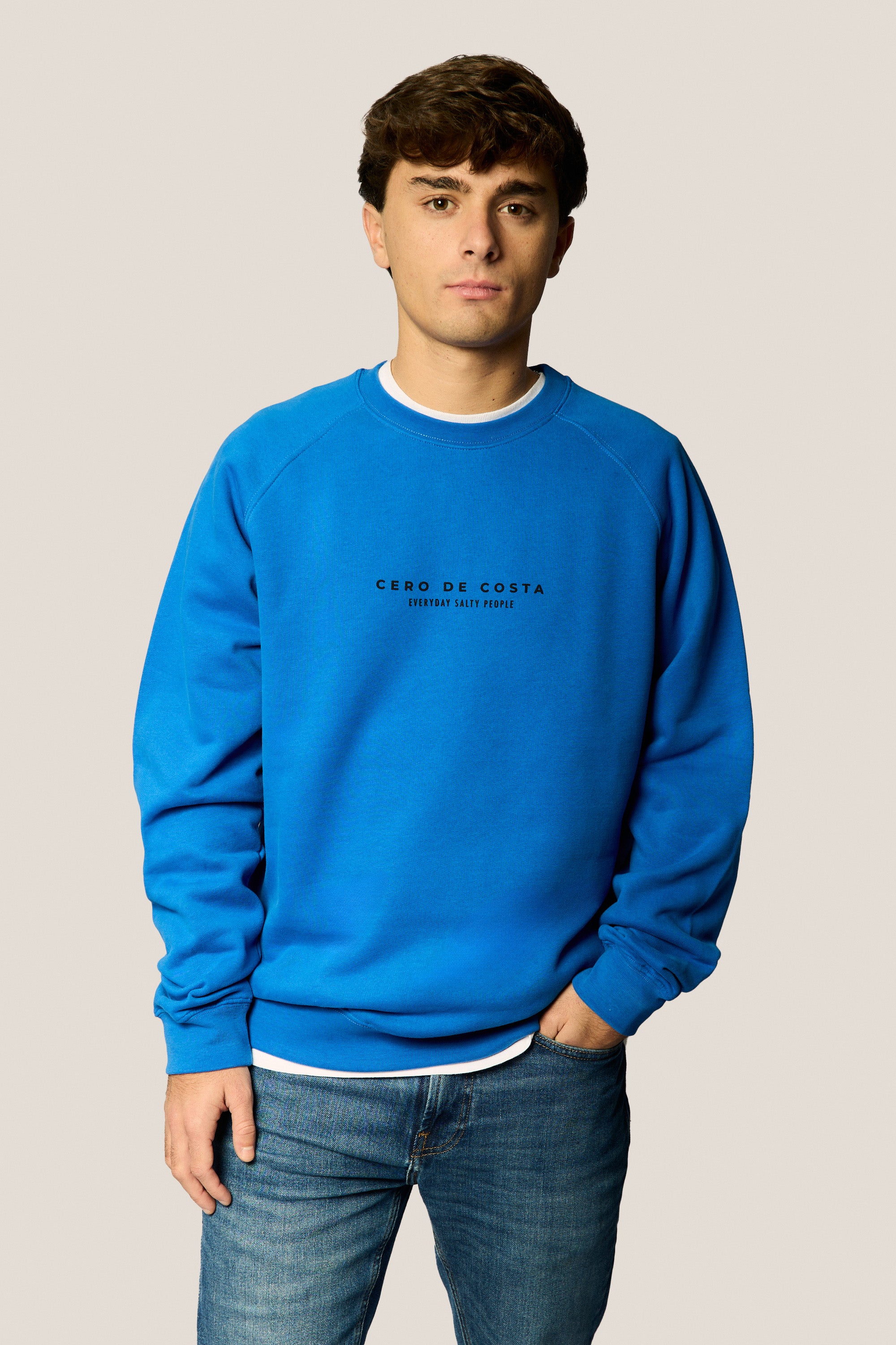 SUDADERA AZUL/NEGRO 