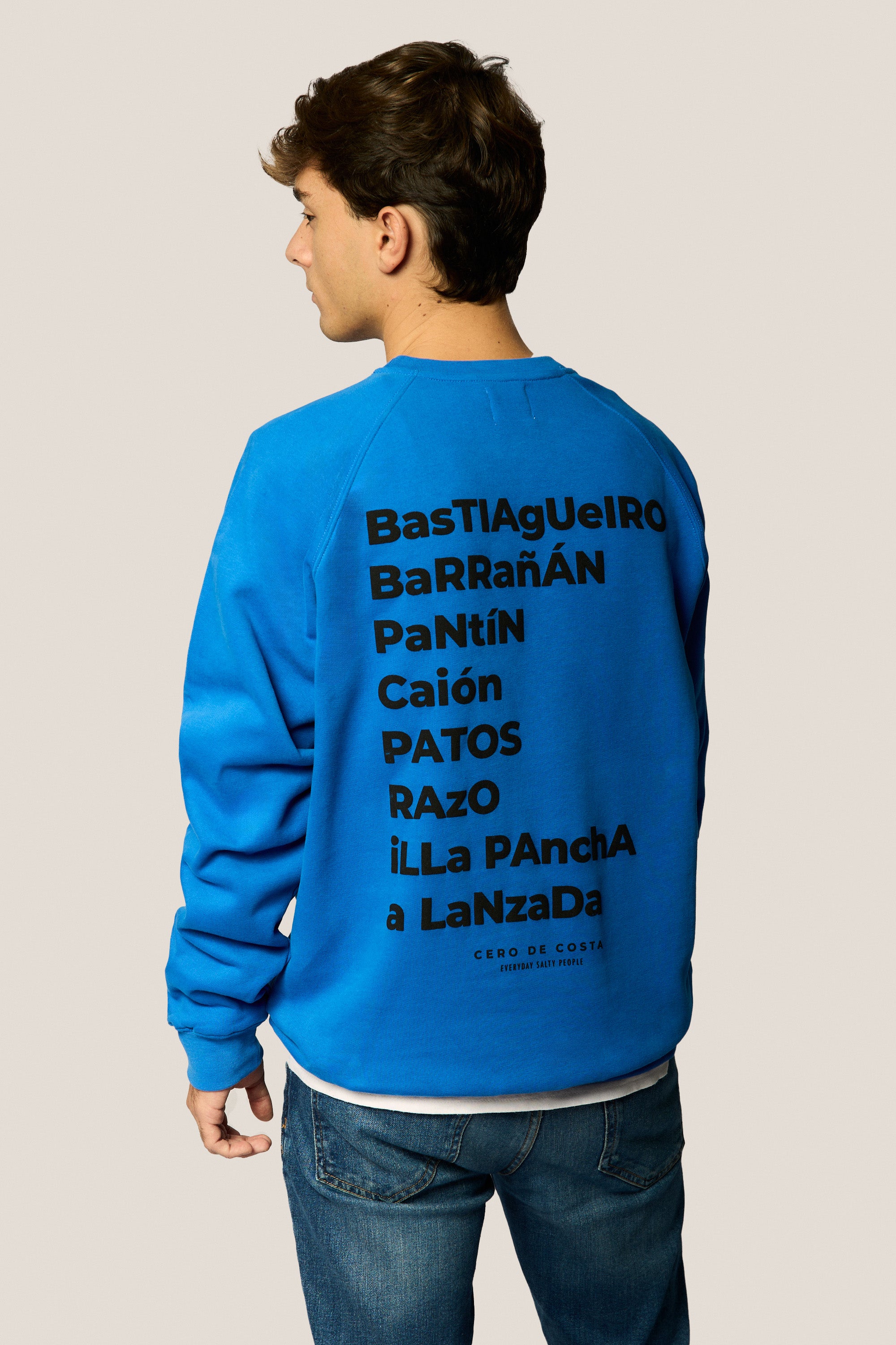 SUDADERA AZUL/NEGRO 