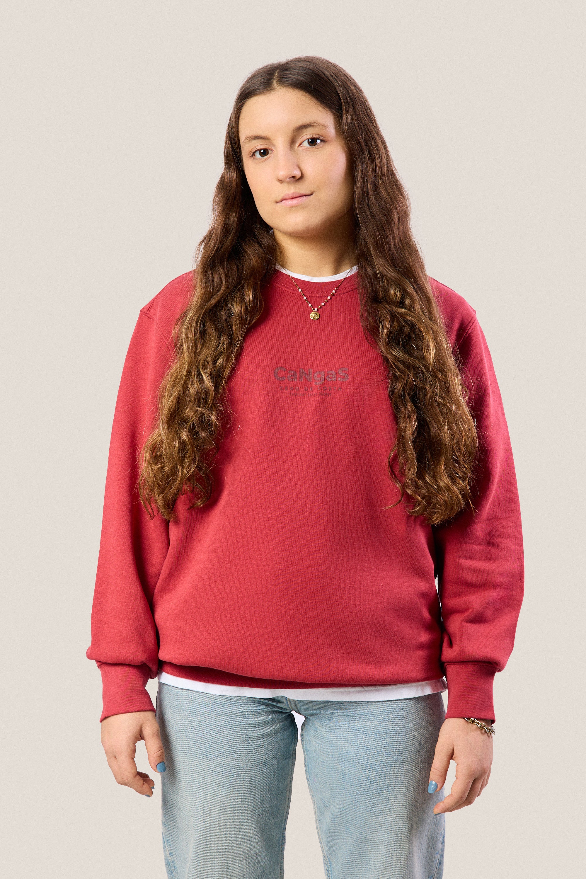 SUDADERA ROJO/GRANATE 