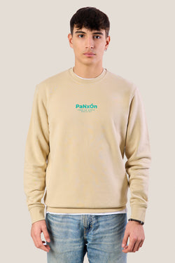 SUDADERA ARENA/VERDE "PANXÓN"