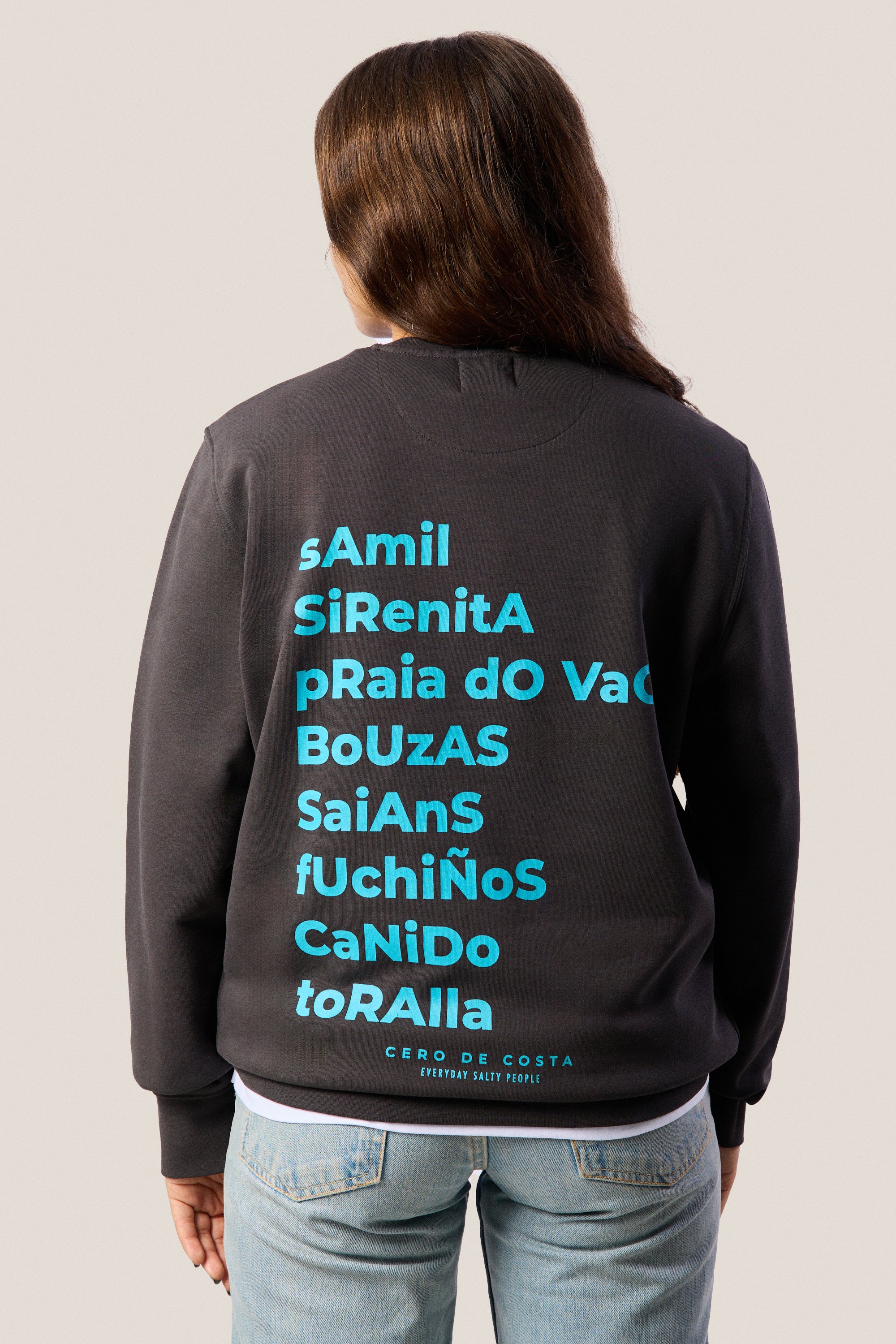 SUDADERA ANTRACITA/AZUL 