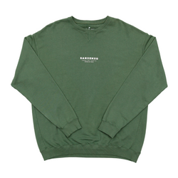 SUDADERA OVERSIZED VERDE/BLANCO "SANXENXO"