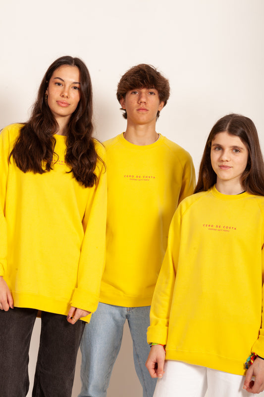 Sudaderas amarillas sin capucha para mujer - colección 2024