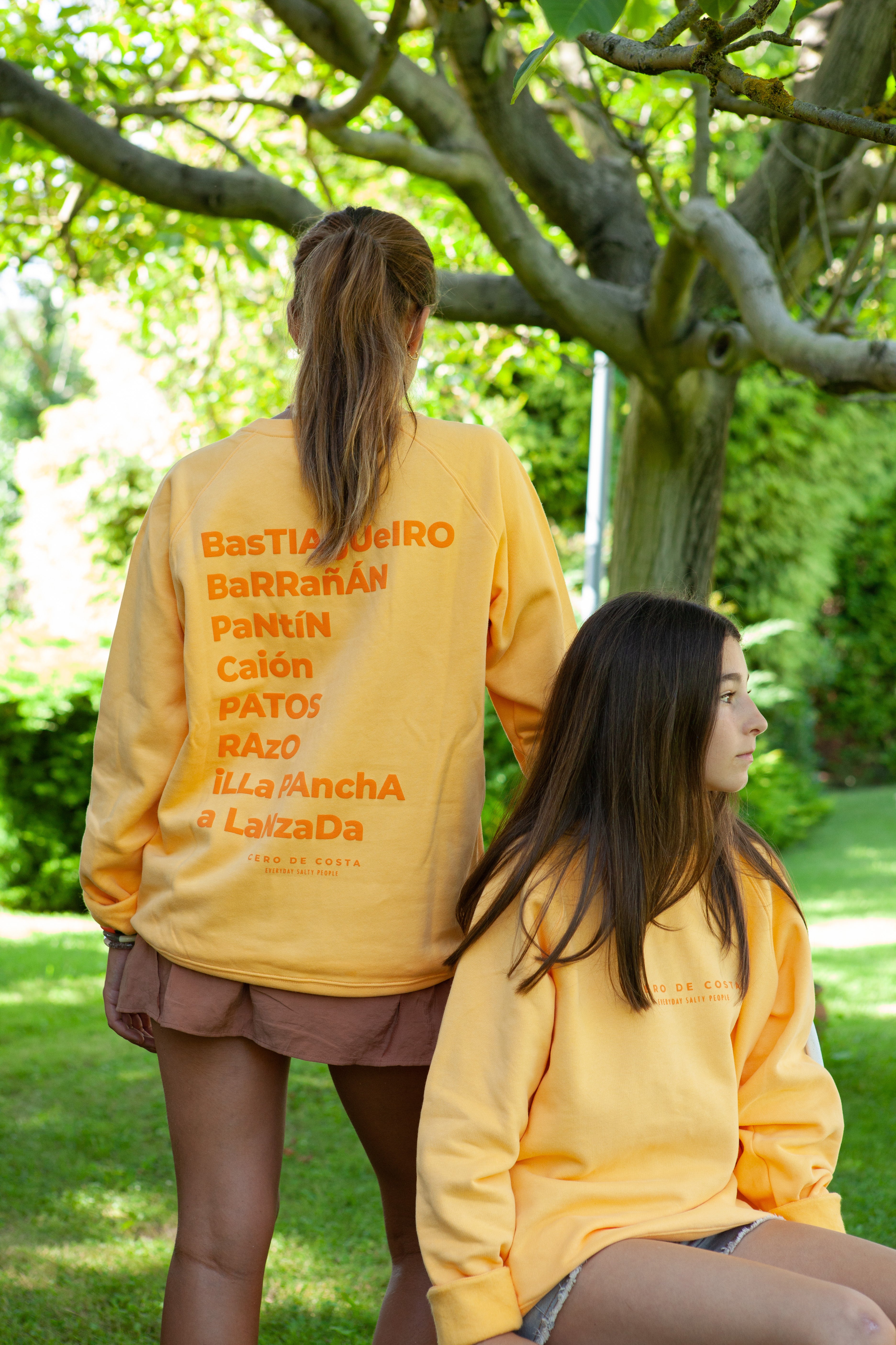 SUDADERA AMARILLO/NARANJA 