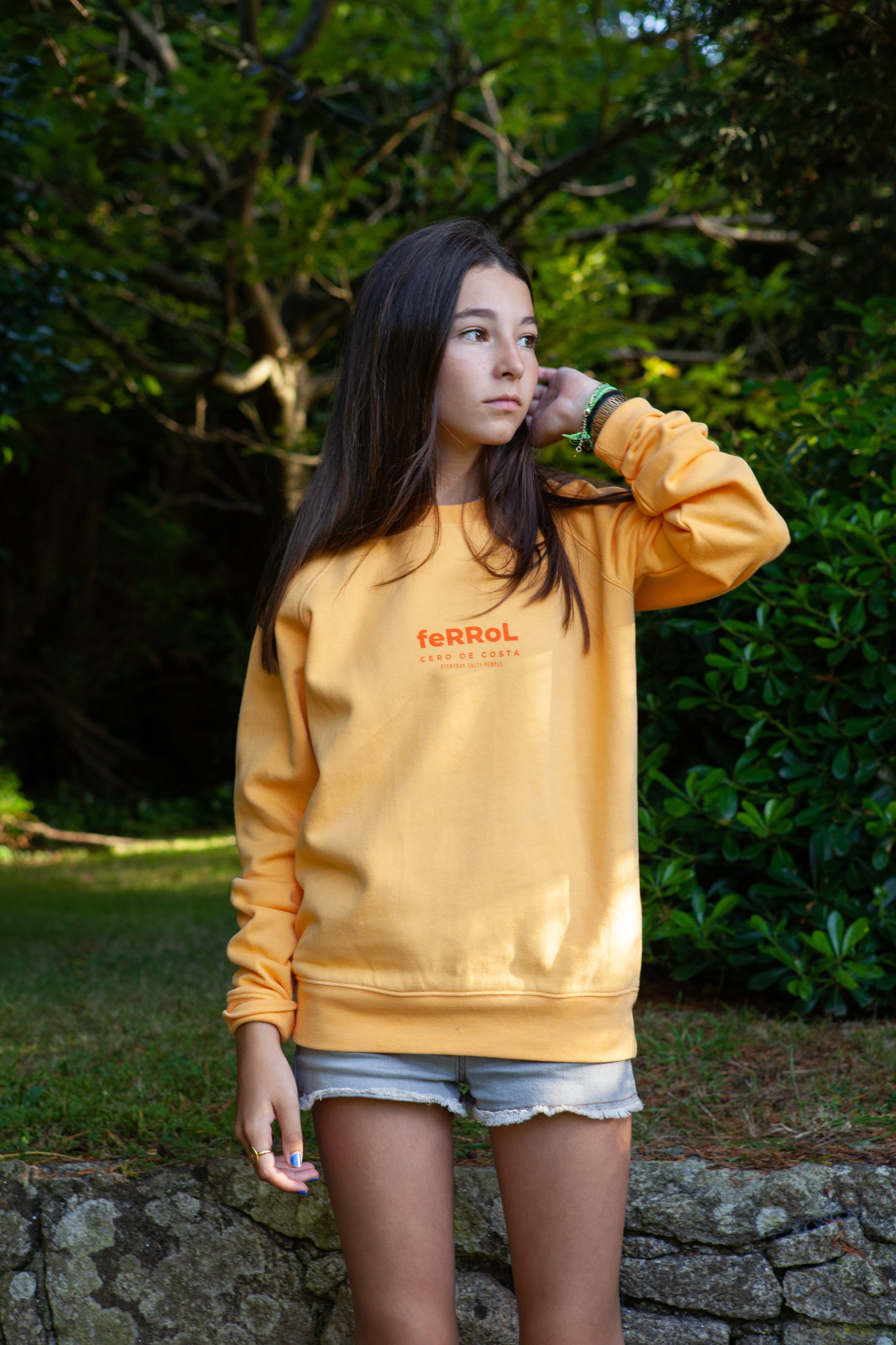 SUDADERA AMARILLO/NARANJA 