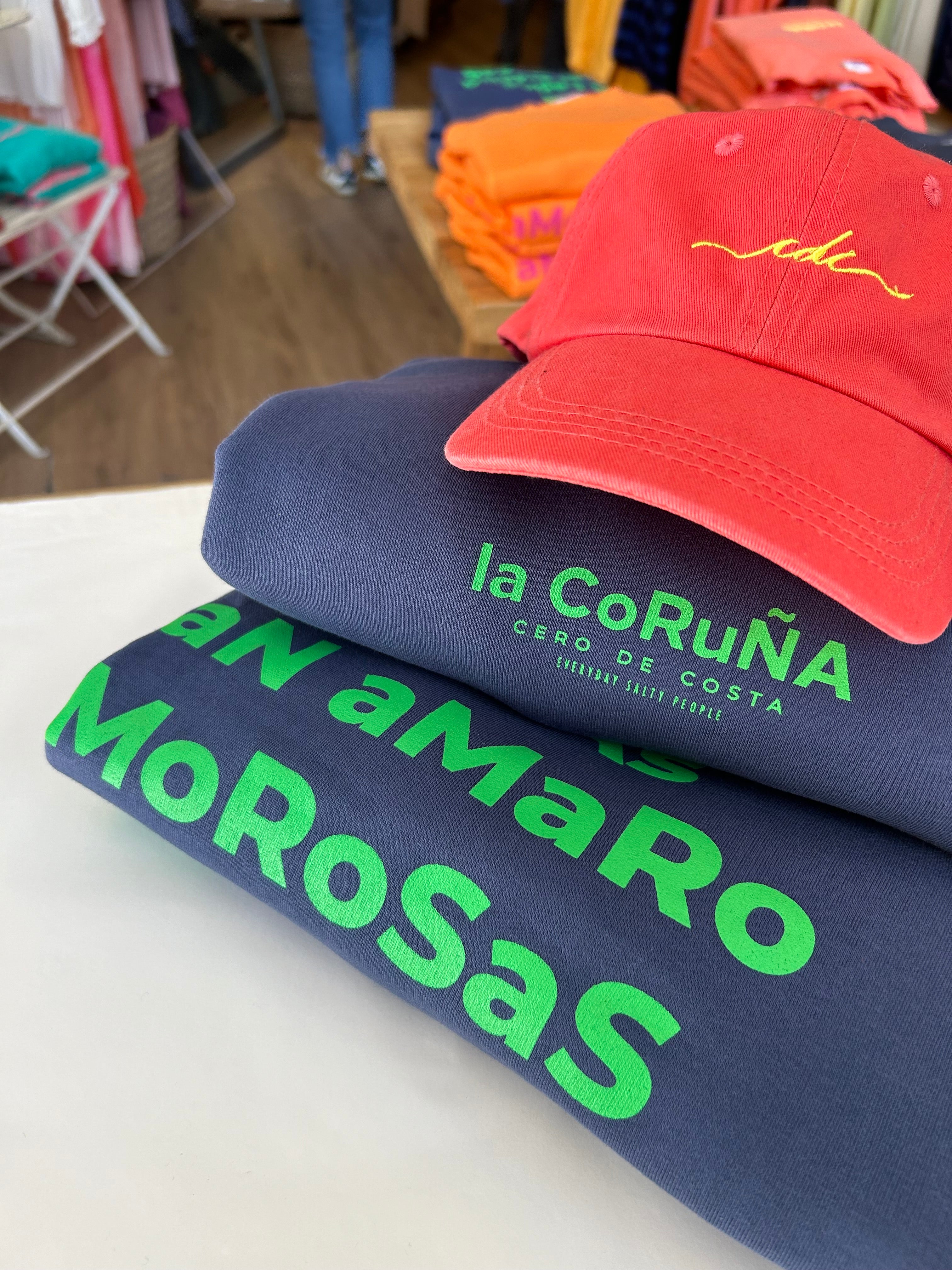 SUDADERA MARINO/VERDE "LA CORUÑA" PLAYAS CIUDAD