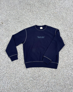 SUDADERA MARINO/AZUL "PONTEVEDRA" (PESPUNTE)