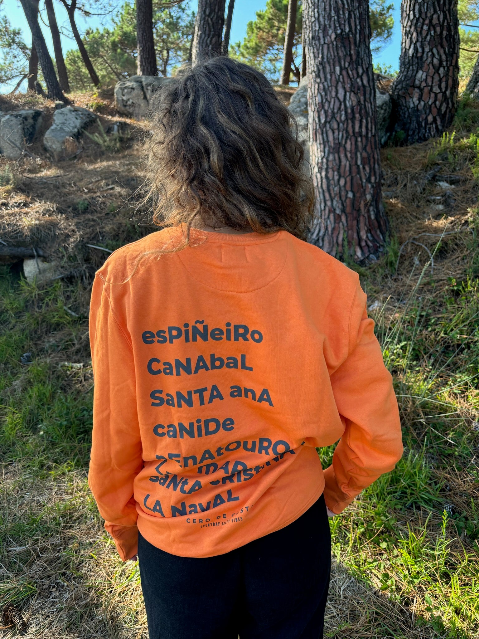 SUDADERA NARANJA/ANTRACITA 