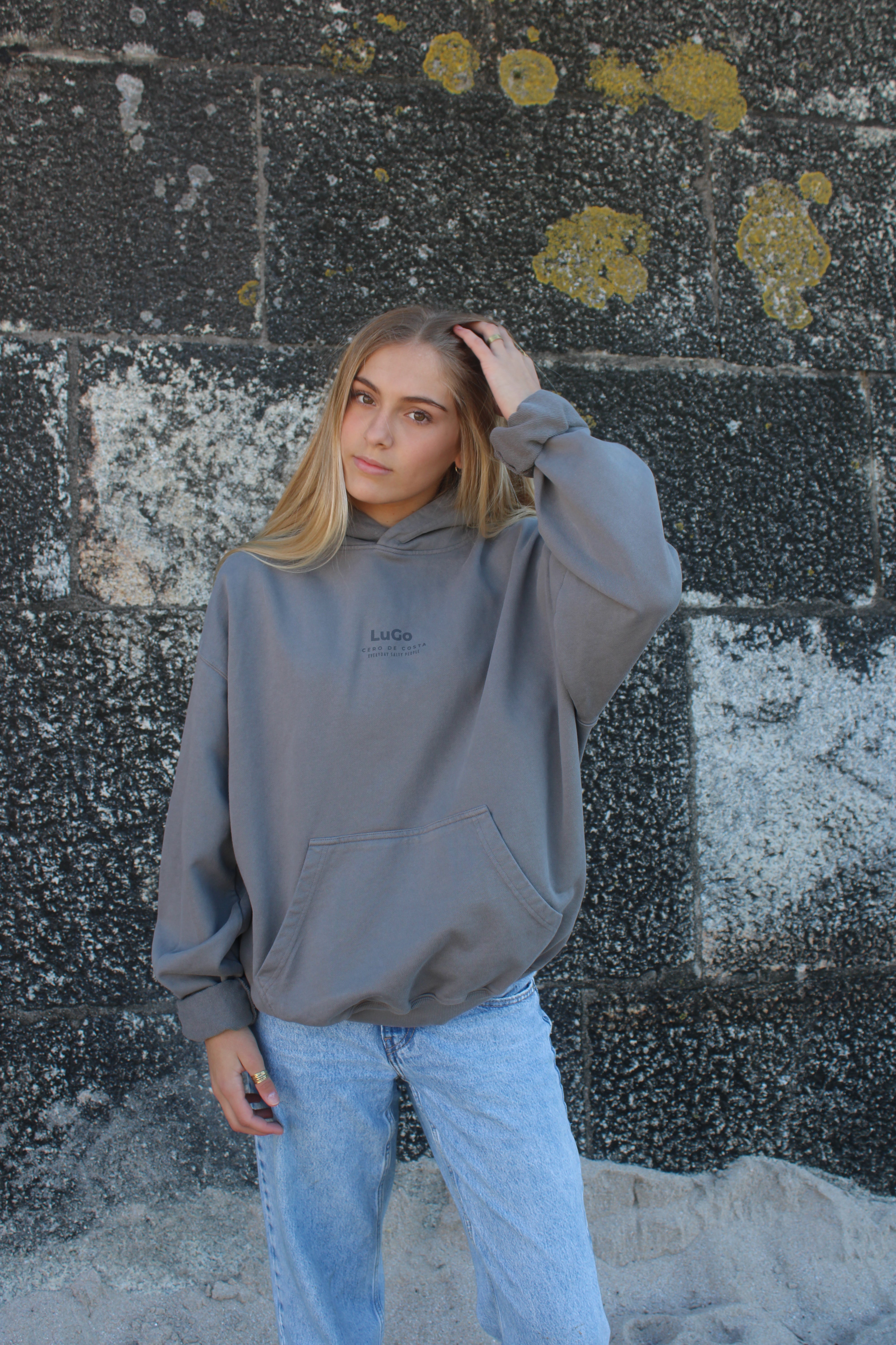 SUDADERA GRIS/ANTRACITA 