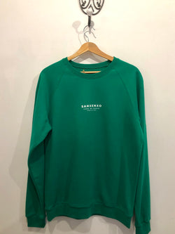 SUDADERA VERDE MENTA/BLANCO “SANXENXO”