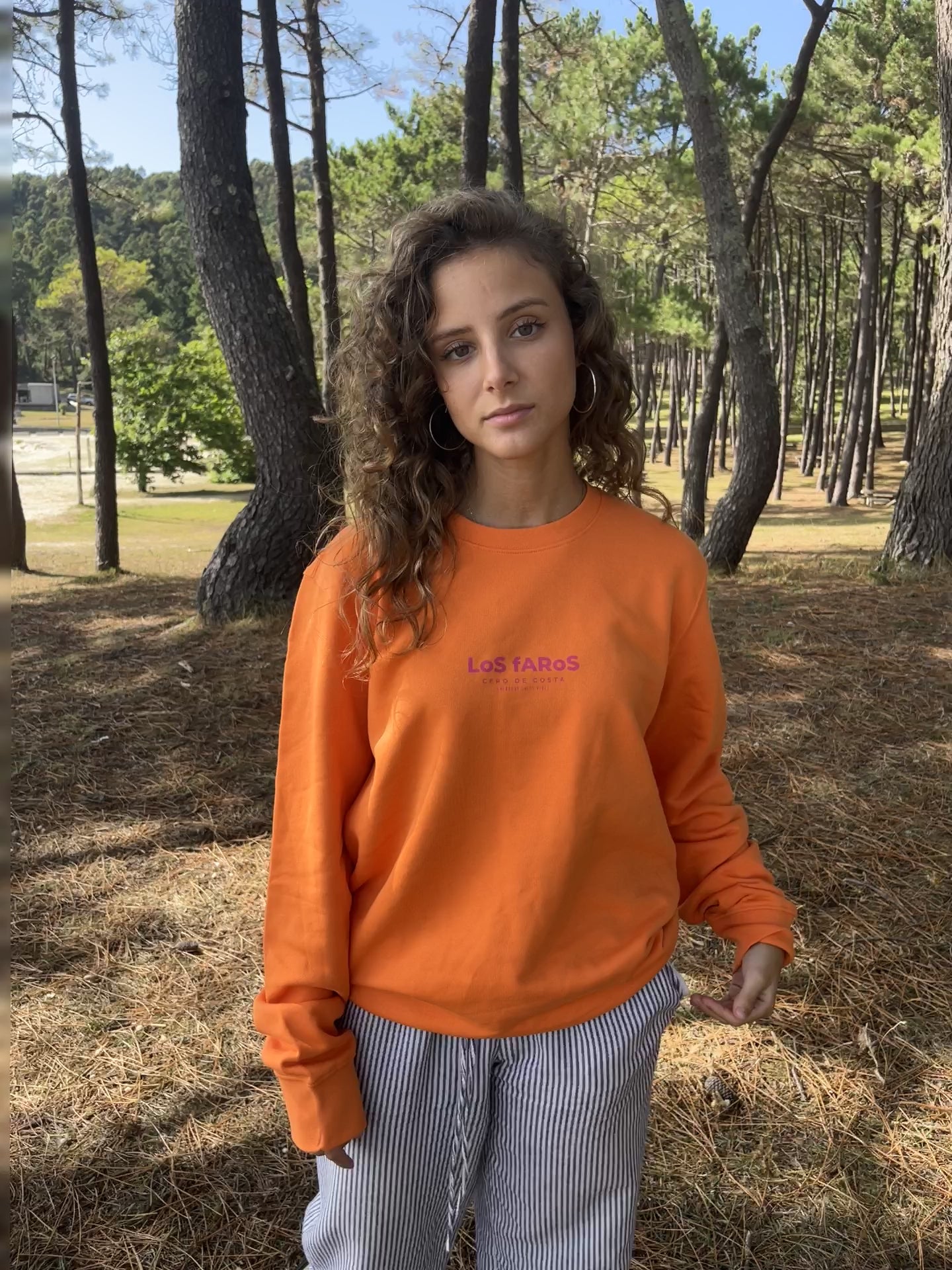 SUDADERA NARANJA/FUCSIA 